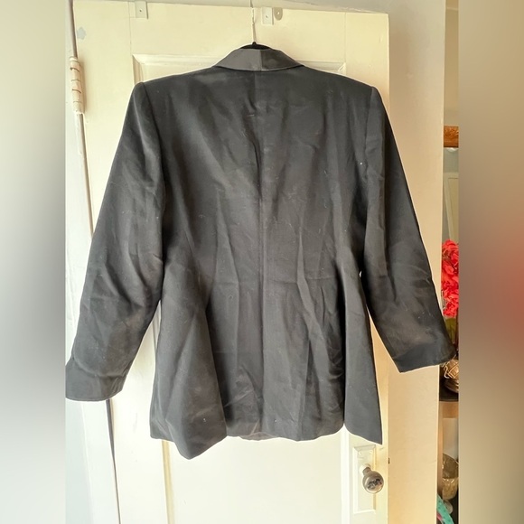 Vintage Christian Dior Tuxedo Blazer Double Breasted 16 - Picture 4 of 9